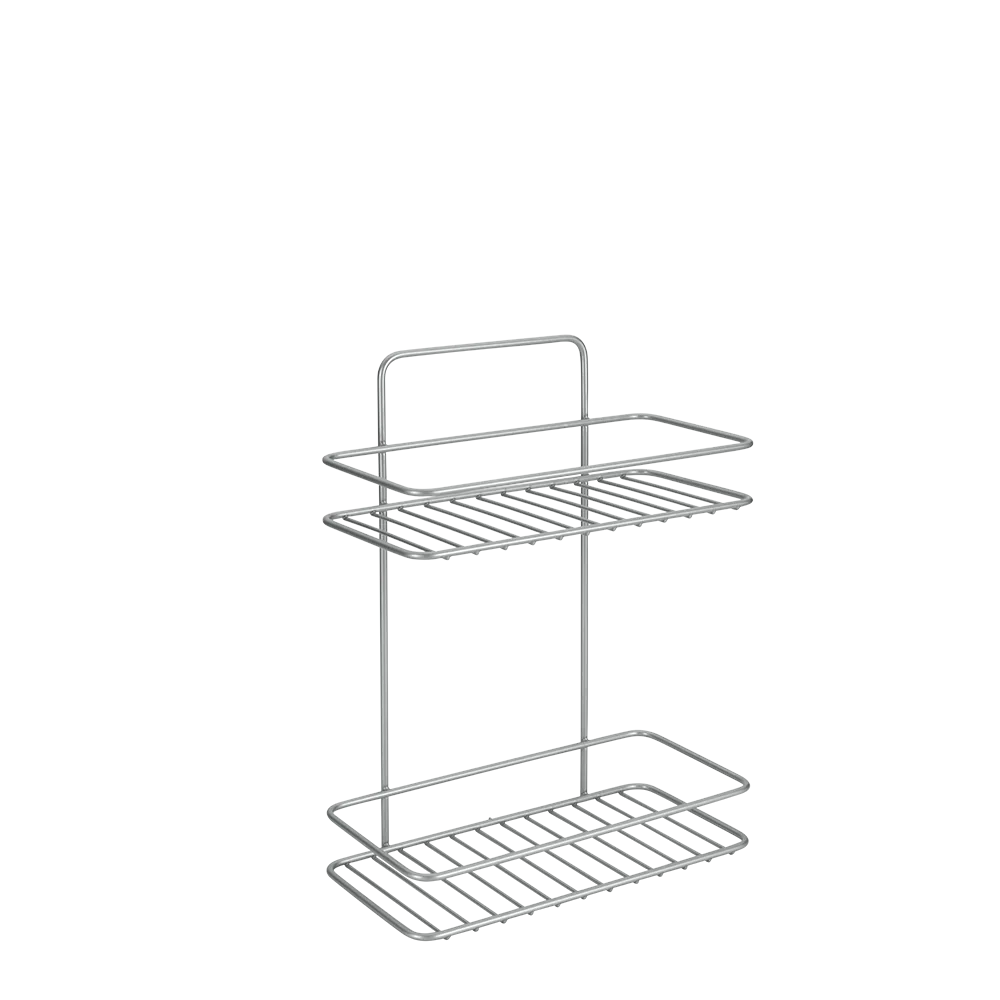 Etagère rectangulaire 2 niveaux Metaltex 40.42.12