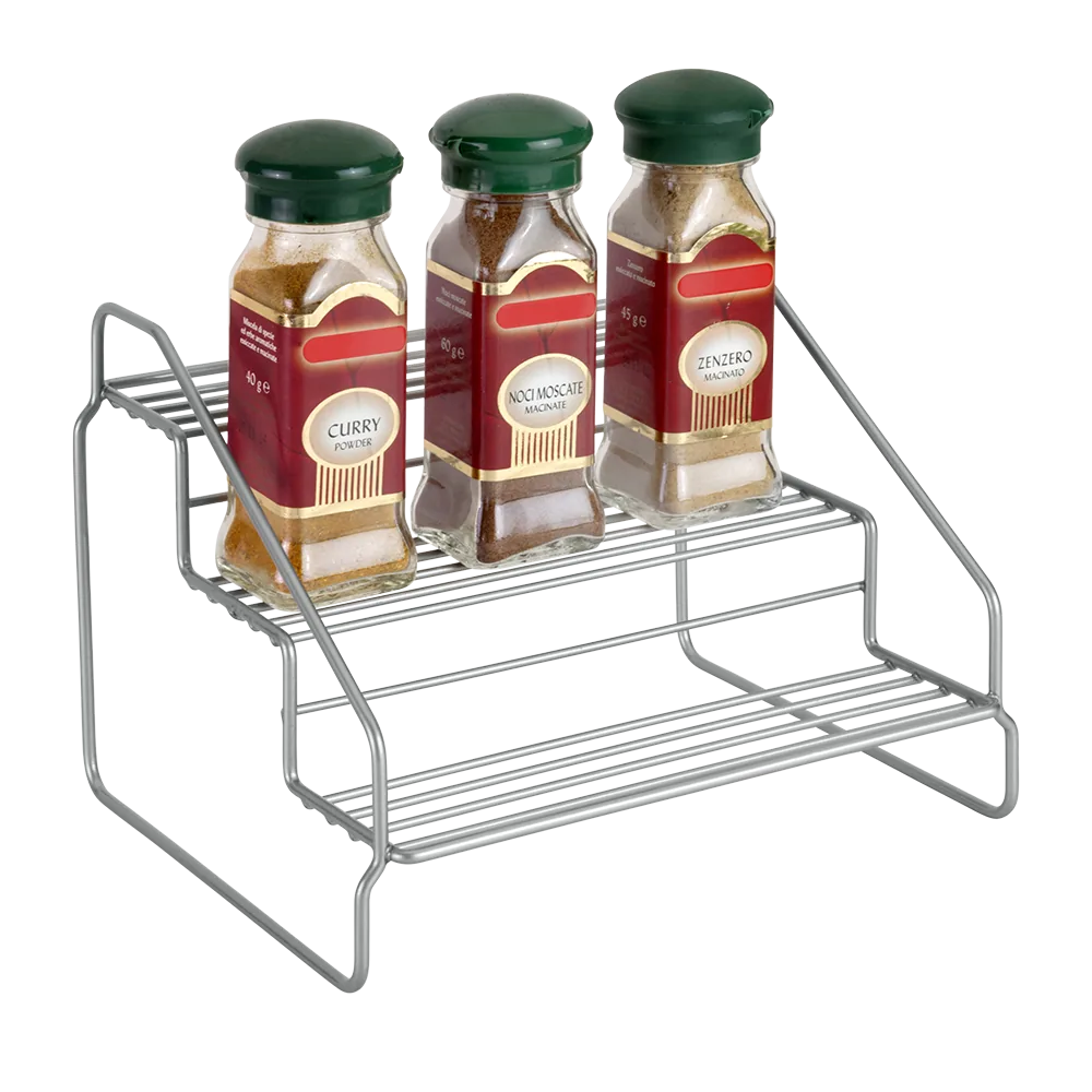 Range épices et récipients 3 niveaux Metaltex 36.46.23