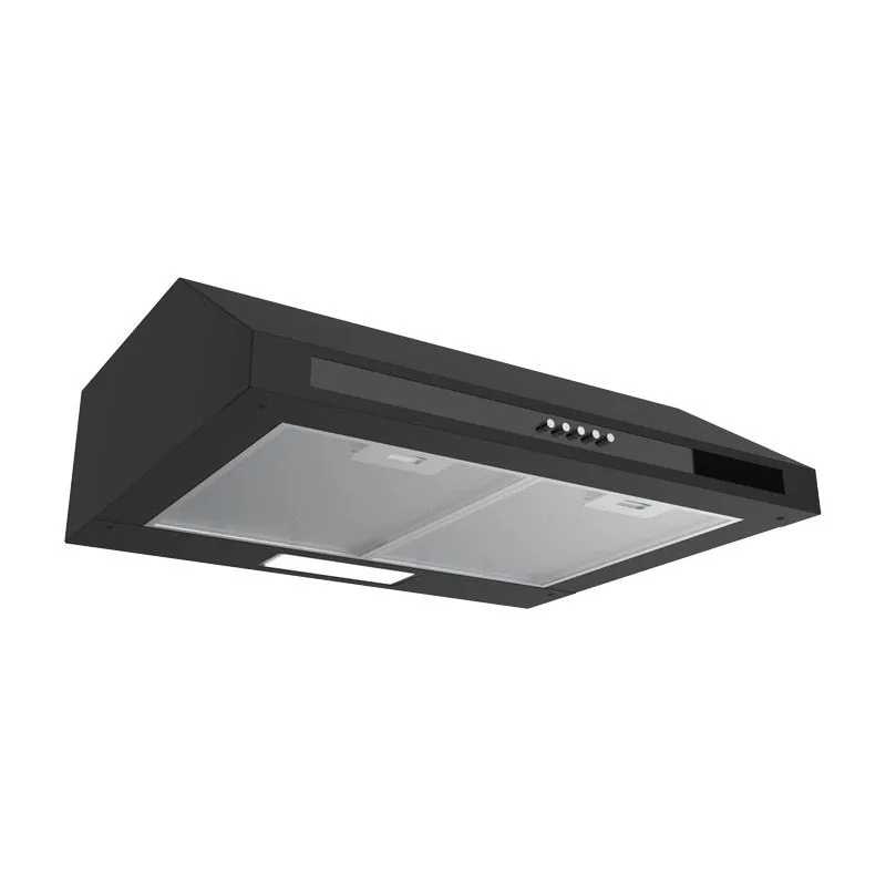 Hotte Casquette Design 60 cm — Noir